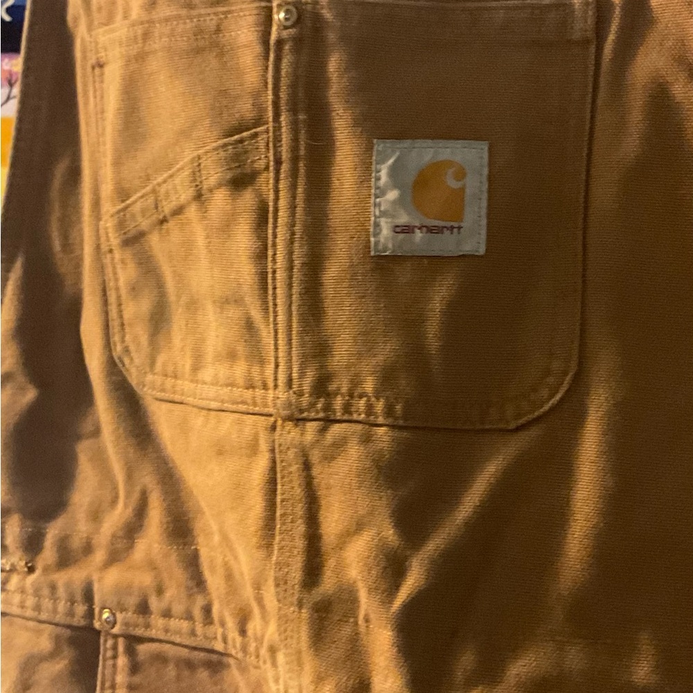 Men's Brown Work Bib Overalls